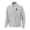 thumbnail image 1 of Men's Antigua Gray UConn Huskies Brisk Quarter-Zip Windbreaker, 1 of 1
