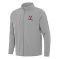 thumbnail image 1 of Men's Antigua Gray Virginia Cavaliers Regard Full-Zip Jacket, 1 of 1