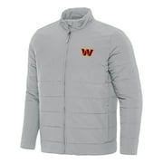 Mens Antigua Gray Washington Commanders Swelter Full-Zip Jacket