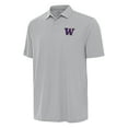 thumbnail image 1 of Men's Antigua Gray Washington Huskies Era Polo, 1 of 1