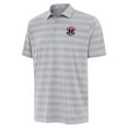 thumbnail image 1 of Men's Antigua Gray Washington Wizards Tunnel Polo, 1 of 1