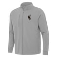 thumbnail image 1 of Men's Antigua Gray Wyoming Cowboys Regard Full-Zip Jacket, 1 of 1