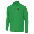 thumbnail image 1 of Men's Antigua Green Austin FC Intent Quarter-Zip Jacket, 1 of 1