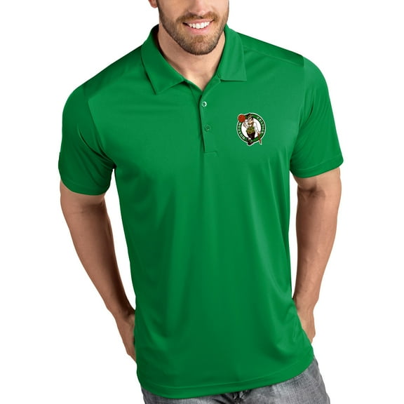 Men's Antigua Green Boston Celtics Tribute Polo