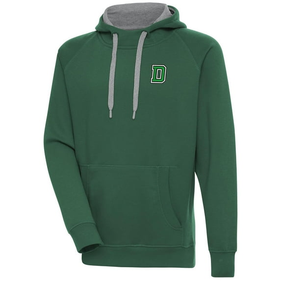 Men's Antigua Green Dartmouth Big Green Victory Raglan Pullover Hoodie