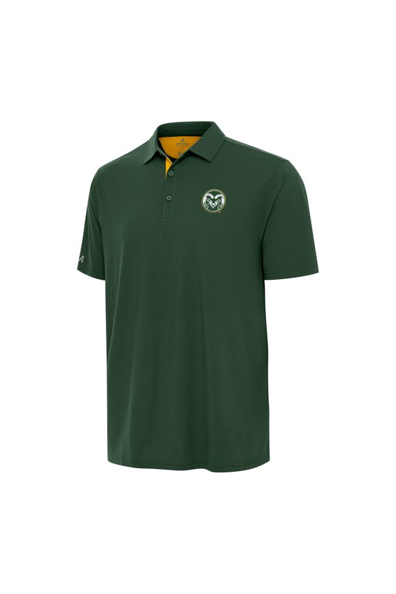 Men's Antigua Green/Gold Colorado State Rams Era Polo