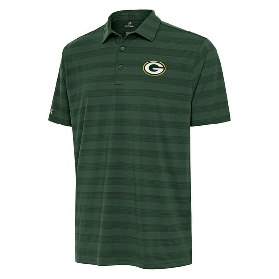 Men's Antigua Green Green Bay Packers  Tunnel Polo