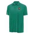 thumbnail image 1 of Men's Antigua Green Indiana Hoosiers Lucky Run Polo, 1 of 1