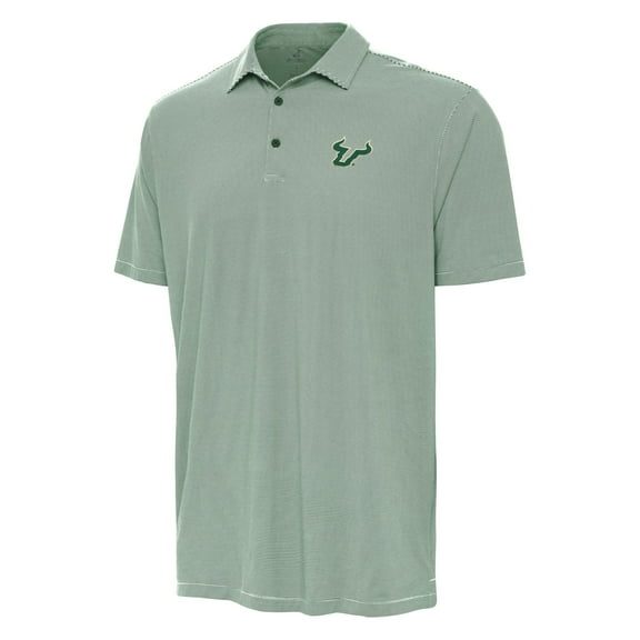Men's Antigua Green South Florida Bulls Twine Polo