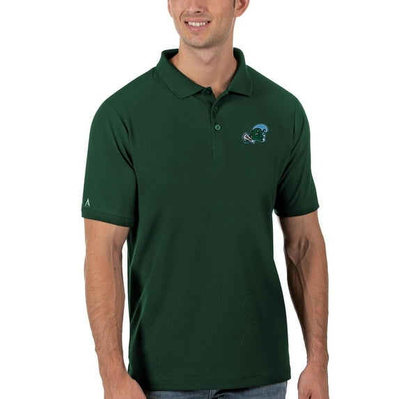 Men's Antigua Green Tulane Green Wave Legacy Pique Polo