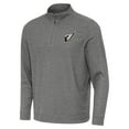thumbnail image 1 of Men's Antigua  Heather Black Arizona Cardinals Subtle Quarter-Zip Top, 1 of 2