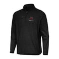 thumbnail image 1 of Men's Antigua Heather Black Arkansas State Red Wolves Certain Quarter-Zip Tri-Blend Sweatshirt, 1 of 1