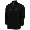 thumbnail image 1 of Men's Antigua  Black/Pewter Alabama State Hornets Generation Quarter-Zip Pullover Top, 1 of 1