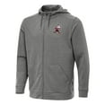 thumbnail image 1 of Men's Antigua Heather Black Cleveland Browns Effortless Full-Zip Hoodie, 1 of 1
