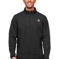 thumbnail image 1 of Men's Antigua Heather Black Colorado Mammoth Course Quarter-Zip Pullover Top, 1 of 1
