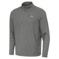 thumbnail image 1 of Men's Antigua  Heather Black Denver Broncos Subtle Quarter-Zip Top, 1 of 2