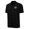 thumbnail image 1 of Men's Antigua  Heather Black Detroit Pistons Layout Polo, 1 of 1