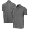 thumbnail image 1 of Men's Antigua  Heather Black Florida Gators GatorBoys Tall Par 3 Polo, 1 of 3