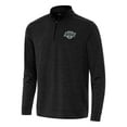 thumbnail image 1 of Men's Antigua Heather Black Los Angeles Kings Bright Quarter-Zip Top, 1 of 1