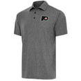 thumbnail image 1 of Men's Antigua  Heather Black Philadelphia Flyers Par Polo, 1 of 1
