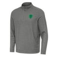 thumbnail image 1 of Men's Antigua Heather Black Seattle Sounders FC Subtle Quarter-Zip Jacket, 1 of 1