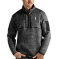thumbnail image 1 of Men's Antigua  Heather Black WNBA Logowoman Fortune Quarter-Zip Pullover Jacket, 1 of 1