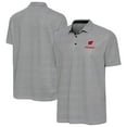 thumbnail image 1 of Men's Antigua Heather Black Wisconsin Badgers Intersect Polo, 1 of 3