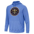 thumbnail image 1 of Men's Antigua Heather Blue Denver Nuggets Cloud Pullover Hoodie, 1 of 1