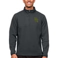 thumbnail image 1 of Men's Antigua Heather Charcoal Baylor Bears Course Quarter-Zip Pullover Top, 1 of 1
