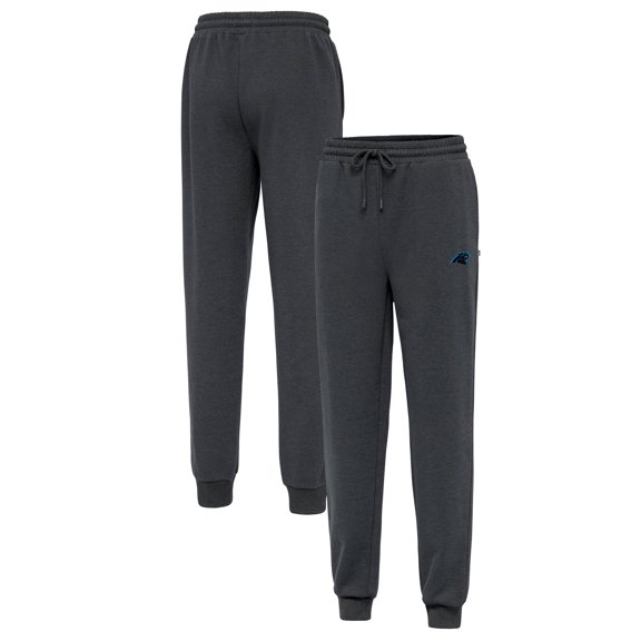Men's Antigua Heather Charcoal Carolina Panthers Idol Jogger Pants