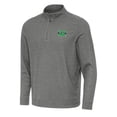 thumbnail image 1 of Men's Antigua Heather Charcoal Marshall Thundering Herd Subtle Quarter-Zip Sweatshirt, 1 of 1