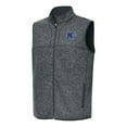 thumbnail image 1 of Men's Antigua Heather Charcoal Memphis Tigers Fortune Full-Zip Vest, 1 of 1