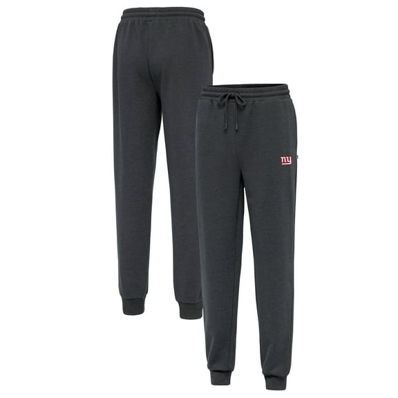 Men's Antigua Heather Charcoal New York Giants Idol Jogger Pants