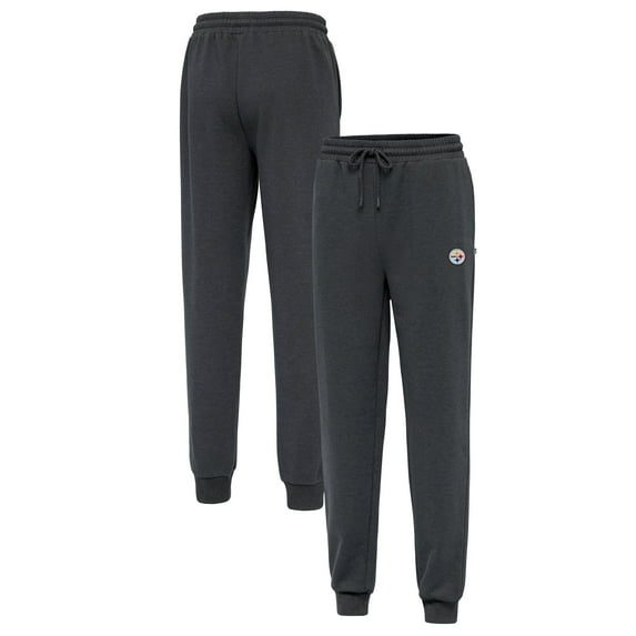 Men's Antigua Heather Charcoal Pittsburgh Steelers Idol Jogger Pants