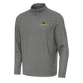 thumbnail image 1 of Men's Antigua Heather Charcoal Southern Miss Golden Eagles Subtle Quarter-Zip Sweatshirt, 1 of 1