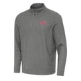 thumbnail image 1 of Men's Antigua Heather Charcoal UNLV Rebels Subtle Quarter-Zip Sweatshirt, 1 of 1