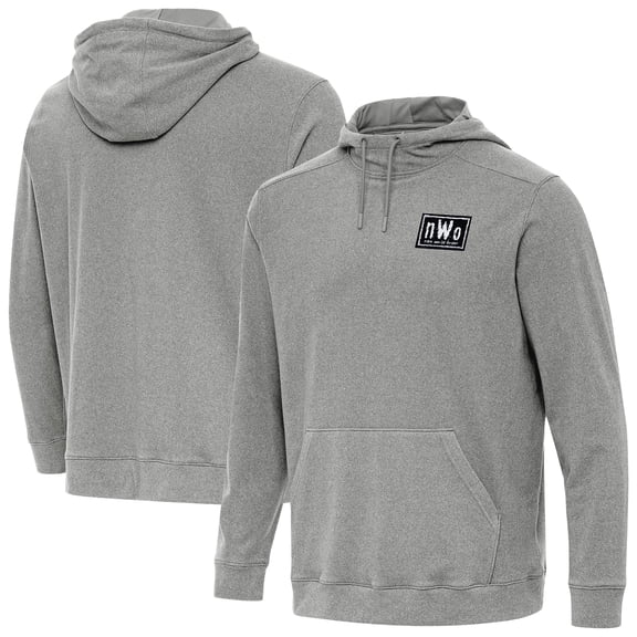 Men's Antigua Heather Charcoal nWo Cloud Hoodie