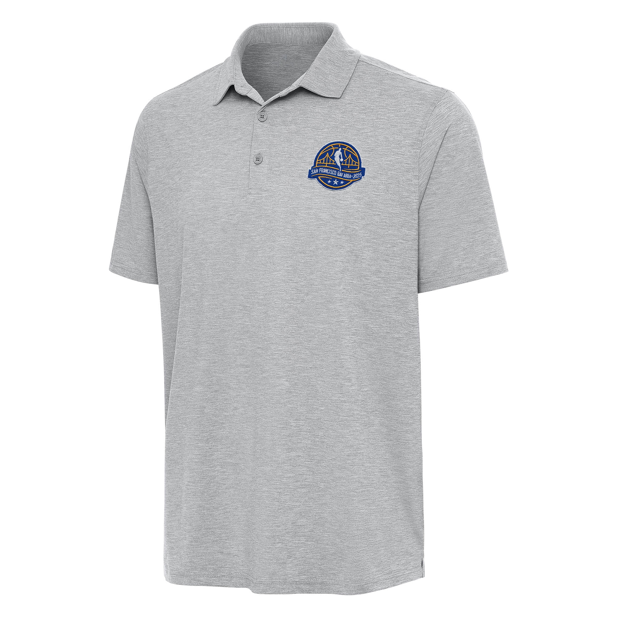 Men s Antigua Heather Gray 2025 NBA All Star Game Par 3 Polo Walmart
