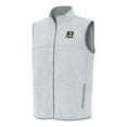 thumbnail image 1 of Men's Antigua Heather Gray Anaheim Ducks Fortune Full-Zip Vest, 1 of 1