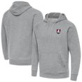 thumbnail image 1 of Men's Antigua Heather Gray Atlanta Dream Victory Pullover Hoodie, 1 of 3