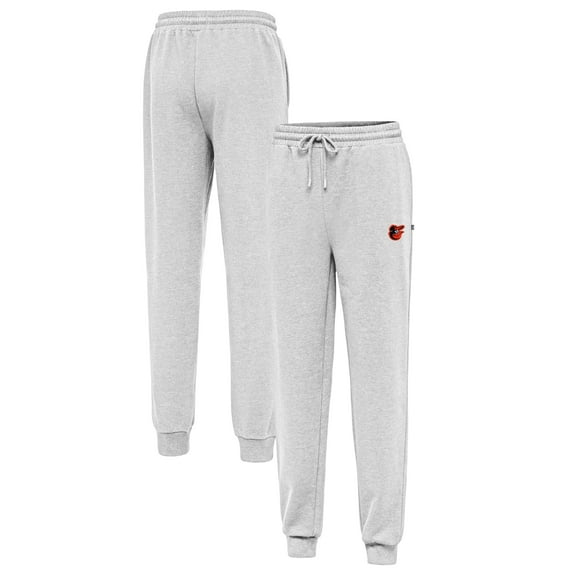 Men's Antigua Heather Gray Baltimore Orioles Idol Jogger Pants