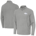thumbnail image 1 of Men's Antigua Heather Gray Baltimore Ravens Subtle Quarter-Zip Jacket, 1 of 4