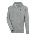 thumbnail image 1 of Men's Antigua  Heather Gray Beloit Sky Carp Victory Full-Zip Hoodie, 1 of 1