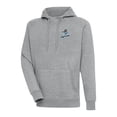 thumbnail image 1 of Men's Antigua  Heather Gray Beloit Sky Carp Victory Pullover Hoodie, 1 of 1
