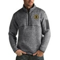 thumbnail image 1 of Men's Antigua Heather Gray Boston Bruins Fortune Big & Tall Quarter-Zip Pullover Jacket, 1 of 1