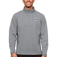 thumbnail image 1 of Men's Antigua Heather Gray Butler Bulldogs Course Quarter-Zip Pullover Top, 1 of 1
