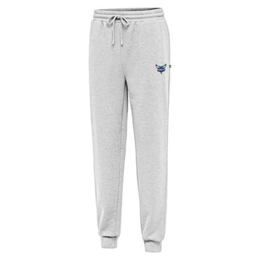 Men's Antigua Heather Gray Charlotte Hornets  Idol Jogger Pants