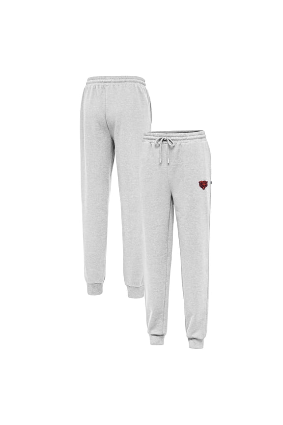 Men's Antigua Heather Gray Chicago Bears Idol Jogger Pants