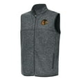 thumbnail image 1 of Men's Antigua Heather Gray Chicago Blackhawks Fortune Full-Zip Vest, 1 of 1