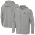 thumbnail image 1 of Men's Antigua Heather Gray Cleveland Browns Effortless Full-Zip Hoodie Jacket, 1 of 4